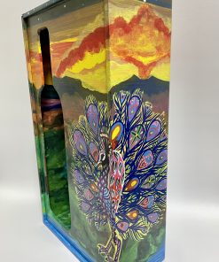 caja de regalo pintada a mano